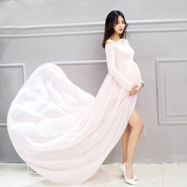 pregnant chiffon gown dresses maternity pgraphy props pregnancy clothes p shoot baby shower gift studio clothing, White
pregnant chiffon gown dresses maternity pgraphy props pregnancy clothes p shoot baby shower gift studio clothing, White