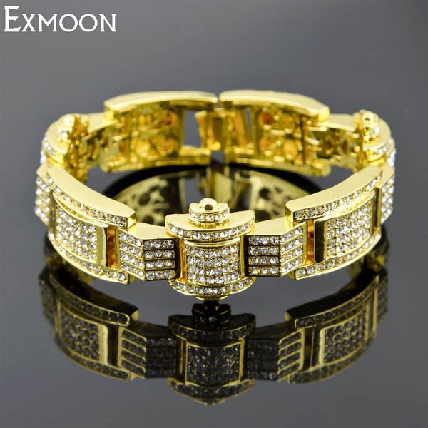 ex-moon men luxury rhinestone cuff bracelets fashion crystal black/silver color charm wide bracelet hand jewelry, White
ex-moon men luxury rhinestone cuff bracelets fashion crystal black/silver color charm wide bracelet hand jewelry, White