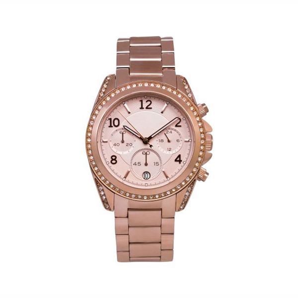 Women's Watch 5263 Blair Colour: Rose Gold Crystal Chronograph Ladies Wristwatch 6pcs
Women's Watch 5263 Blair Colour: Rose Gold Crystal Chronograph Ladies Wristwatch 6pcs