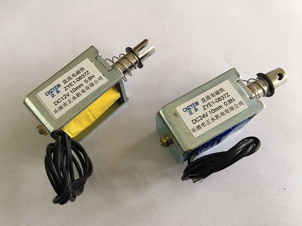DC Electromagnet 24V 12V 9V 6V 5V ZYE1-0837Z Push Pull Electromagnetic Valve Through Type Holding Electromagnet Lift Solenoid Mini Frame
DC Electromagnet 24V 12V 9V 6V 5V ZYE1-0837Z Push Pull Electromagnetic Valve Through Type Holding Electromagnet Lift Solenoid Mini Frame