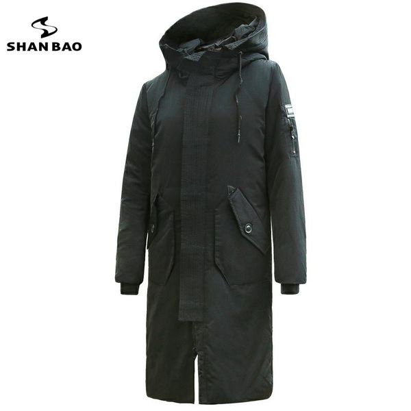 shanbao anti-cold thick warm down jacket 2018 winter new men's fashion slim hooded parka casual long coat black blue khaki
shanbao anti-cold thick warm down jacket 2018 winter new men's fashion slim hooded parka casual long coat black blue khaki