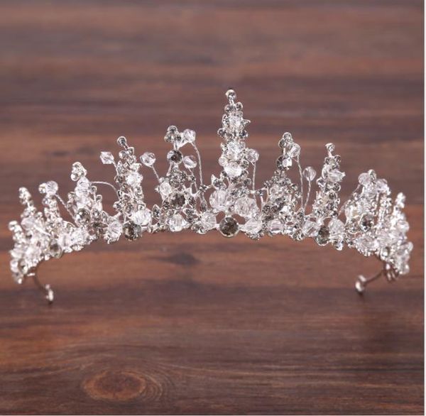 bridal headwear crown ornament silver crystal beads crown princess bride crown wedding accessories, Slivery;golden
bridal headwear crown ornament silver crystal beads crown princess bride crown wedding accessories, Slivery;golden