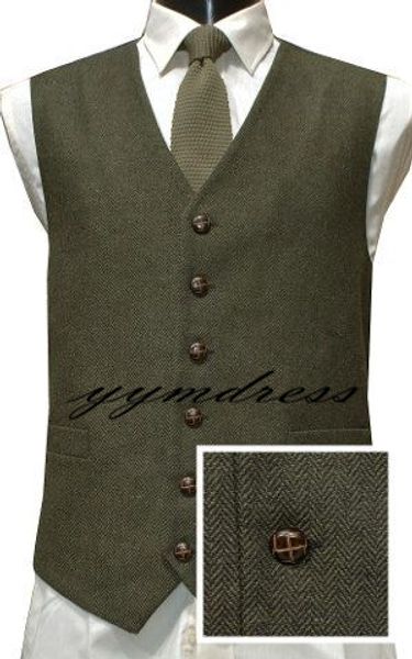2019 vintage dark green tweed wedding groom vests wool herringbone groomsmen vests men's suit vests slim fit men's dress vest wais, Black
2019 vintage dark green tweed wedding groom vests wool herringbone groomsmen vests men's suit vests slim fit men's dress vest wais, Black