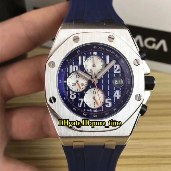 new 42mm royal steel case 26470st.oo.a027ca.01 blue dial white subdial automatic mens watch blue rubber strap sport gents watches, Slivery;brown
new 42mm royal steel case 26470st.oo.a027ca.01 blue dial white subdial automatic mens watch blue rubber strap sport gents watches, Slivery;brown