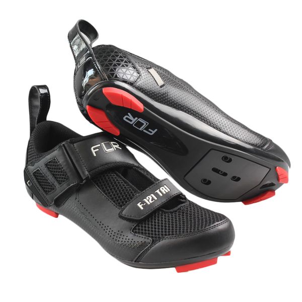 flr f-121 triathlon shoe lock shoes road bike mountain bike riding shoes breathable anti - skid lock + pedal, Black
flr f-121 triathlon shoe lock shoes road bike mountain bike riding shoes breathable anti - skid lock + pedal, Black