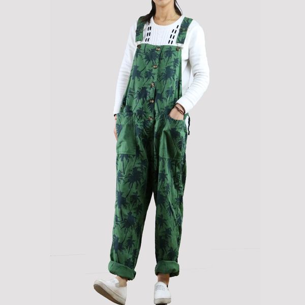 2018 summer korean fashion plus size overalls loose wide leg pants women green pink blue washed leaves print jumpsuits, Black;white
2018 summer korean fashion plus size overalls loose wide leg pants women green pink blue washed leaves print jumpsuits, Black;white