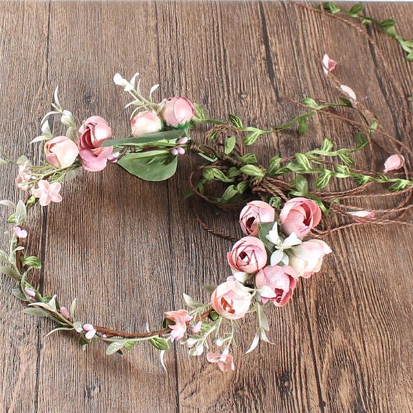 2018 women flower crown festival wedding girls party headband flower garlands halo with ribbon headband wreath
2018 women flower crown festival wedding girls party headband flower garlands halo with ribbon headband wreath