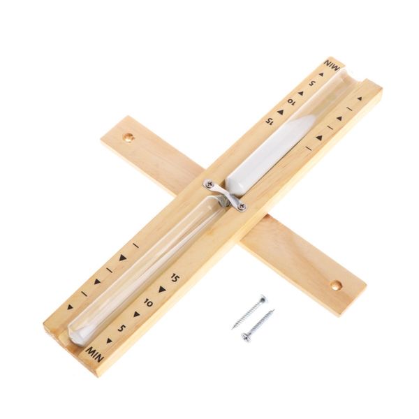 wall-mounted rotating sauna wooden hourglass white sand timer 15 minutes
wall-mounted rotating sauna wooden hourglass white sand timer 15 minutes