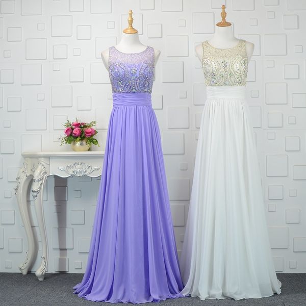 beaded crystal chiffon evening dress 2019 scoop neck pleated long prom dresses floor length party dresses, Black;red
beaded crystal chiffon evening dress 2019 scoop neck pleated long prom dresses floor length party dresses, Black;red