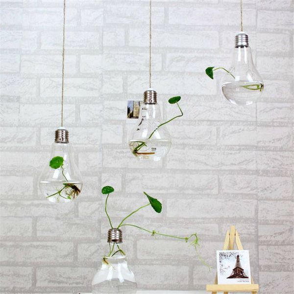 suspended lamp bulb vase fleshy plant glass vase european style water culture bottle antique decoration wedding decoration
suspended lamp bulb vase fleshy plant glass vase european style water culture bottle antique decoration wedding decoration