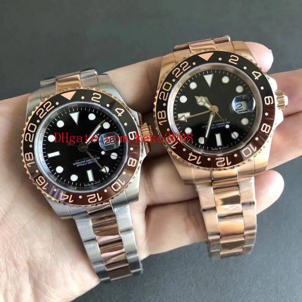 2 colors luxury bp factory 40mm gmt 126715 126711 126715chnr 126711chnr ceramic swiss eta 2836 movement automatic mens watches, Slivery;brown
2 colors luxury bp factory 40mm gmt 126715 126711 126715chnr 126711chnr ceramic swiss eta 2836 movement automatic mens watches, Slivery;brown