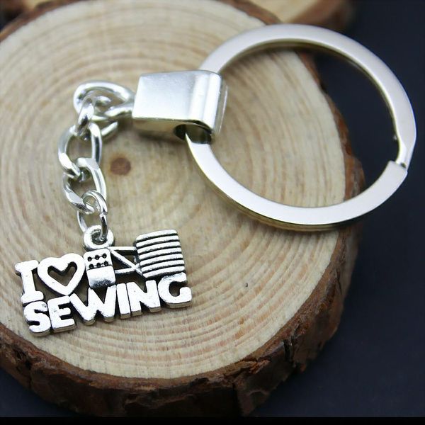 6 pieces key chain women key rings couple keychain for keys i heart sewing 20x12mm, Slivery;golden
6 pieces key chain women key rings couple keychain for keys i heart sewing 20x12mm, Slivery;golden