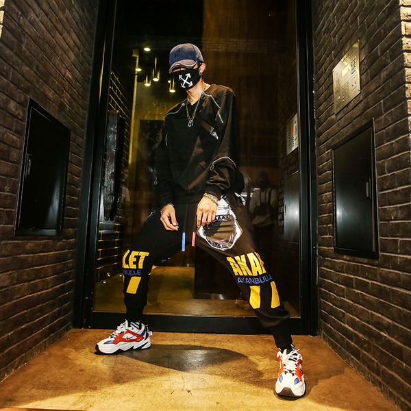 3d jaws pattern printed track pants yellow zebra crossing thick men sweat pants fashion harajuku joggers casual trousers, Black
3d jaws pattern printed track pants yellow zebra crossing thick men sweat pants fashion harajuku joggers casual trousers, Black