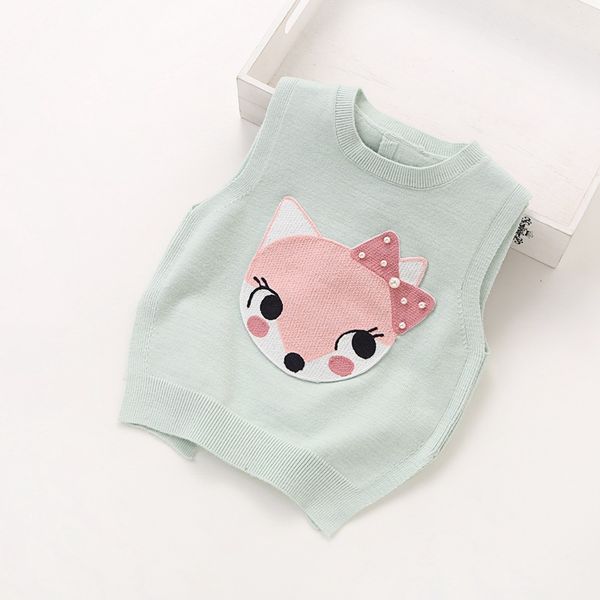 2018 autumn new girls knitting vest cartoon pearls baby girl knitted sweater vest spring kids outerwear children jackets, Blue
2018 autumn new girls knitting vest cartoon pearls baby girl knitted sweater vest spring kids outerwear children jackets, Blue