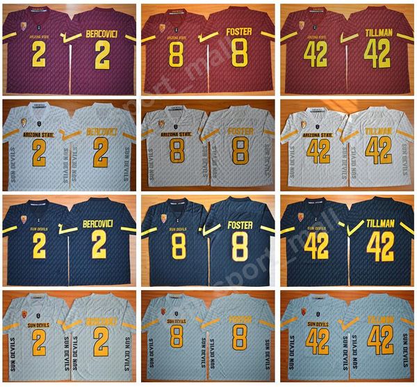 NCAA Arizona State Sun Devils 42 Pat Tillman Jersey Men Red Black Gray 2 Mike Bercovici 8 DJ Foster College Football Jerseys Stitched
NCAA Arizona State Sun Devils 42 Pat Tillman Jersey Men Red Black Gray 2 Mike Bercovici 8 DJ Foster College Football Jerseys Stitched