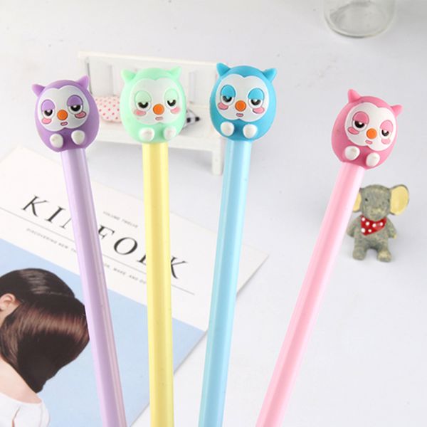 48pcs/lot creative cute owl animal gel pen cartoon bird black water pen student stationery promotion gift
48pcs/lot creative cute owl animal gel pen cartoon bird black water pen student stationery promotion gift