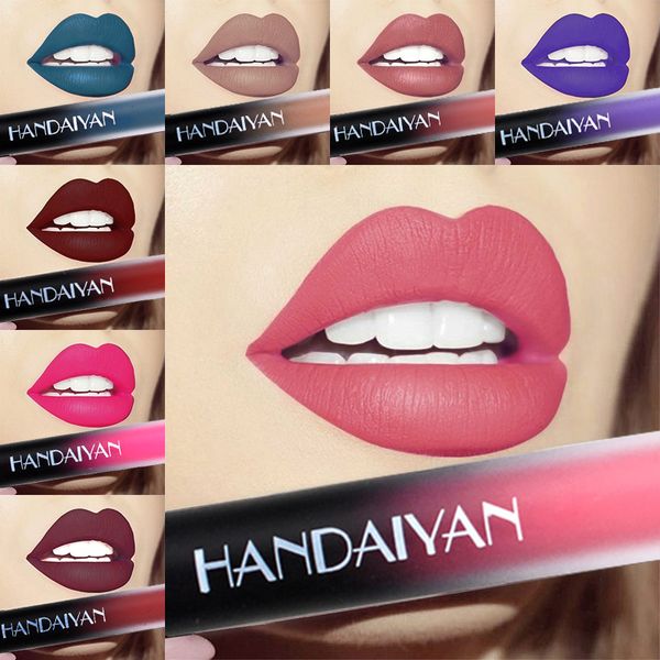 handaiyan matte liquid lipstick lip pen purple green 12colors long lasting lipgloss lip lips makeup cosmetic nude lipstick
handaiyan matte liquid lipstick lip pen purple green 12colors long lasting lipgloss lip lips makeup cosmetic nude lipstick