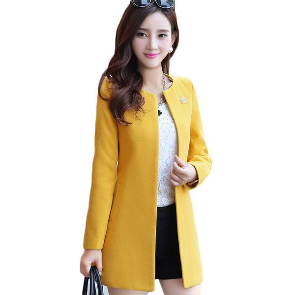 fashion round neck long sleeve women coats solid color casaco feminino loose cardigan 2017 autumn slim thin outerwear, Black
fashion round neck long sleeve women coats solid color casaco feminino loose cardigan 2017 autumn slim thin outerwear, Black
