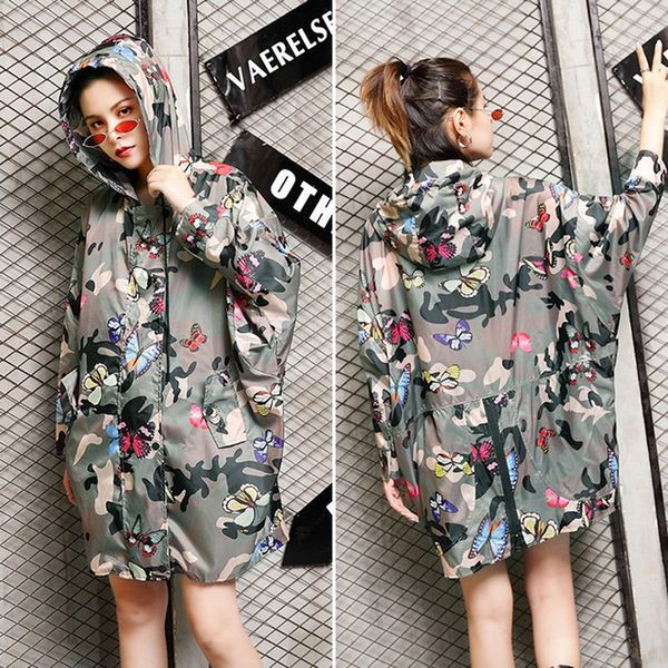 women's jackets 2021women's summer camo printed butterfly hooded sun protection trench coat outwear, Black;brown
women's jackets 2021women's summer camo printed butterfly hooded sun protection trench coat outwear, Black;brown