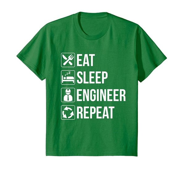 funny eat sleep engineer repeat engineering summer short sleeves cotton fashion t-shirt, White;black
funny eat sleep engineer repeat engineering summer short sleeves cotton fashion t-shirt, White;black