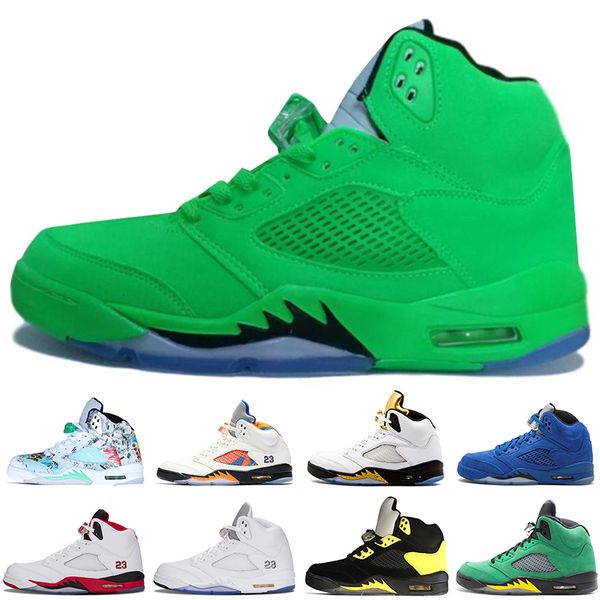 2019 new 5 5s wings international flight mens basketball shoes red blue suede fluorescent green men sports sneakers designer trainers 7-13
2019 new 5 5s wings international flight mens basketball shoes red blue suede fluorescent green men sports sneakers designer trainers 7-13