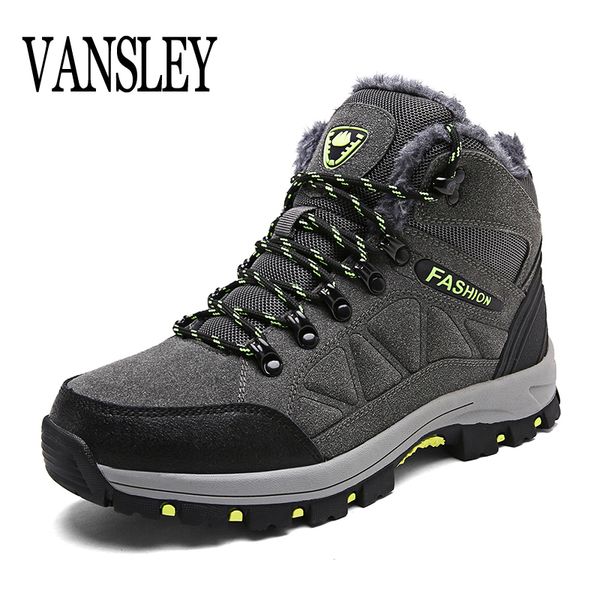 designer winter fur snow men boots autumn non-slip rubber sole men ankle boots tactical waterproof shoes footwear, Black
designer winter fur snow men boots autumn non-slip rubber sole men ankle boots tactical waterproof shoes footwear, Black