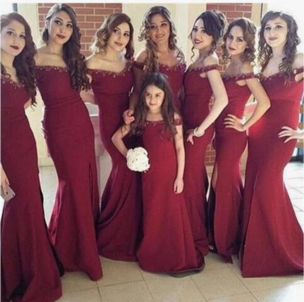 vintage custom satin mermaid long burgundy beaded bridesmaid dressess floor length v-neck backless formal prom evening gowns for women, Red;white
vintage custom satin mermaid long burgundy beaded bridesmaid dressess floor length v-neck backless formal prom evening gowns for women, Red;white