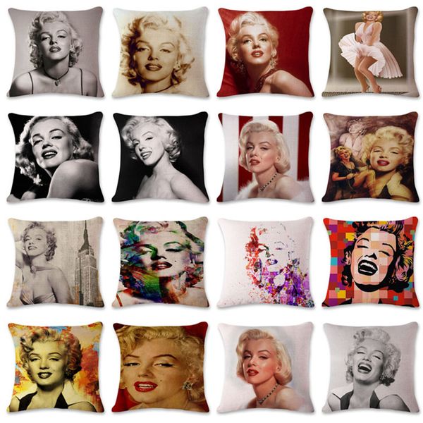 famous hollywood star marilyn monroe pillow case cover cotton linen square car cushion home decor europe retro gifts 45*45cm wx9-211
famous hollywood star marilyn monroe pillow case cover cotton linen square car cushion home decor europe retro gifts 45*45cm wx9-211