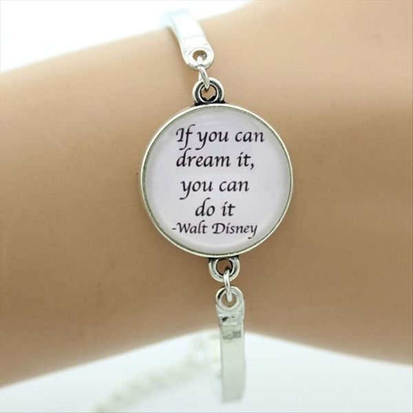 glass dome charms if you can dream it you can do it bracelet for gift new vintage quotes bangle faith jewelry d47, Black
glass dome charms if you can dream it you can do it bracelet for gift new vintage quotes bangle faith jewelry d47, Black