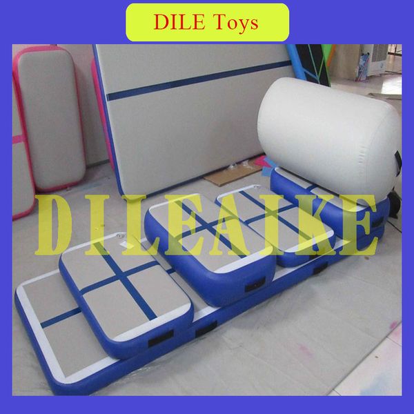 A Set (6 Pieces) Inflatable Air Track For Gym Inflatable Gym Mats Inflatable Tumble Track One Pump