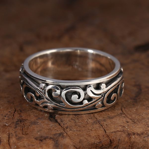 Brand new 925 sterling silver American Europe vintage jewelry scroll and paved vine design rotational hand-made rings for men and women
Brand new 925 sterling silver American Europe vintage jewelry scroll and paved vine design rotational hand-made rings for men and women