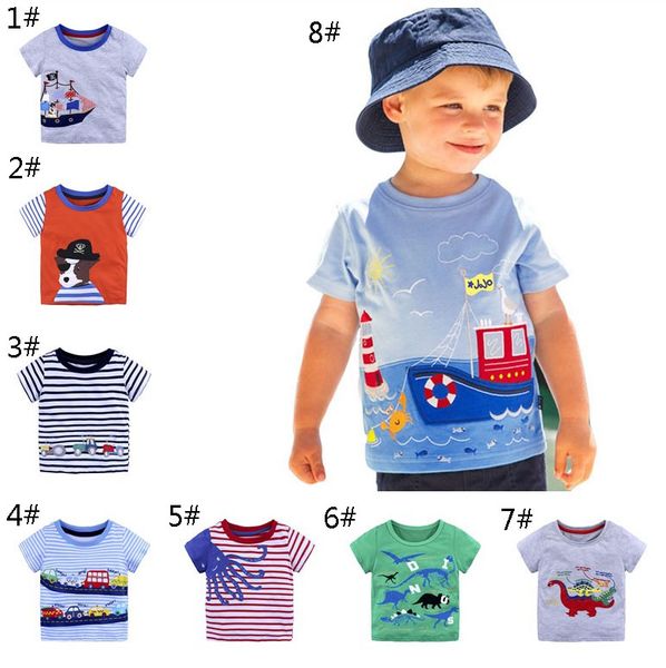 baby boys summer t shirts 2018 new fashion cartoon animal patterns printed striped tees 16 styles kids boutique clothing tees, Blue
baby boys summer t shirts 2018 new fashion cartoon animal patterns printed striped tees 16 styles kids boutique clothing tees, Blue