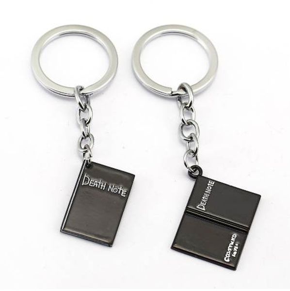 death note keychain anime key chain black book key ring holder pendant chaveiro jewelry for gift, Silver
death note keychain anime key chain black book key ring holder pendant chaveiro jewelry for gift, Silver