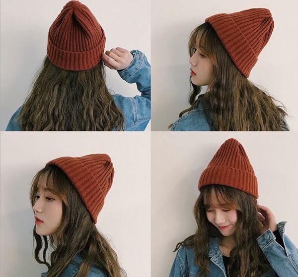 hat women autumn and winter new solid color wild knit cute couple hat female wool hat, Black;white
hat women autumn and winter new solid color wild knit cute couple hat female wool hat, Black;white
