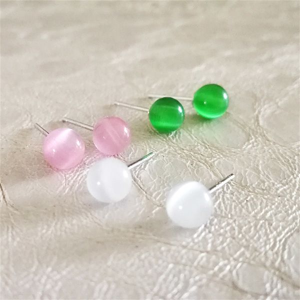crystal s925 pure sterling silver stud earrings for women 6mm beads ball green white pink natural stone earrings fashion jewelry, Golden;silver
crystal s925 pure sterling silver stud earrings for women 6mm beads ball green white pink natural stone earrings fashion jewelry, Golden;silver