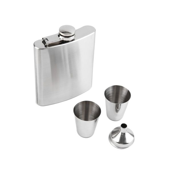 7 oz stainless steel hip flask sets jack flagon with funnel cups wine whisky portable flagon bottle gift box
7 oz stainless steel hip flask sets jack flagon with funnel cups wine whisky portable flagon bottle gift box
