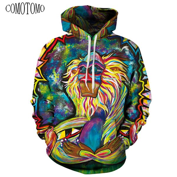 3d monkey printed mens hoodies and sweatshirts men hooded capuche long sleeved sweetheart clothing sudadera hombre, Black
3d monkey printed mens hoodies and sweatshirts men hooded capuche long sleeved sweetheart clothing sudadera hombre, Black