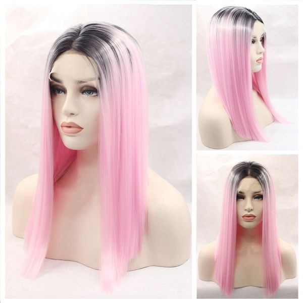 glueless synthetic lace front wigs ombre pink short bob straight synthetic wigs light pink for black women heat resistant
glueless synthetic lace front wigs ombre pink short bob straight synthetic wigs light pink for black women heat resistant
