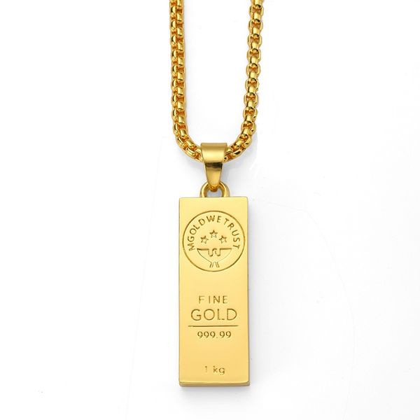 модные моды хип-хоп мужчины слитки кулон ожерелье ювелирные изделия 18k позолоченные 75 см длинная цепь рок микро дизайн для мужчин подарок, Silver
модные моды хип-хоп мужчины слитки кулон ожерелье ювелирные изделия 18k позолоченные 75 см длинная цепь рок микро дизайн для мужчин подарок, Silver