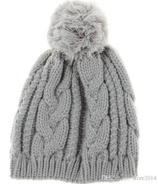 new brand luxury pompon beanies elegant knitted hats cap autumn winter casual cap women men christmas gift ing, Blue;gray
new brand luxury pompon beanies elegant knitted hats cap autumn winter casual cap women men christmas gift ing, Blue;gray