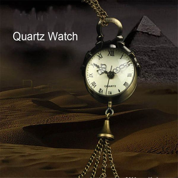 creative retro vintage bronze quartz ball glass pocket watch necklace chain steampunk pocket watch, Slivery;golden
creative retro vintage bronze quartz ball glass pocket watch necklace chain steampunk pocket watch, Slivery;golden