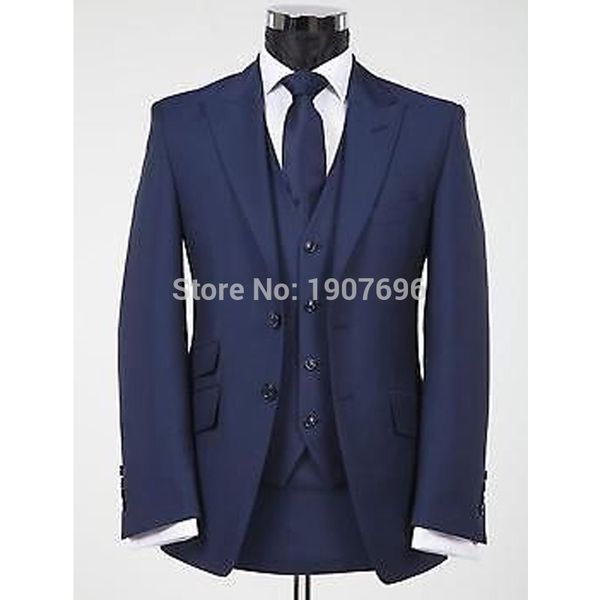 navy blue formal men suits for wedding evening party groom tuxedo peaked lapel blazer three piece jacket pants tailor made, White;black
navy blue formal men suits for wedding evening party groom tuxedo peaked lapel blazer three piece jacket pants tailor made, White;black