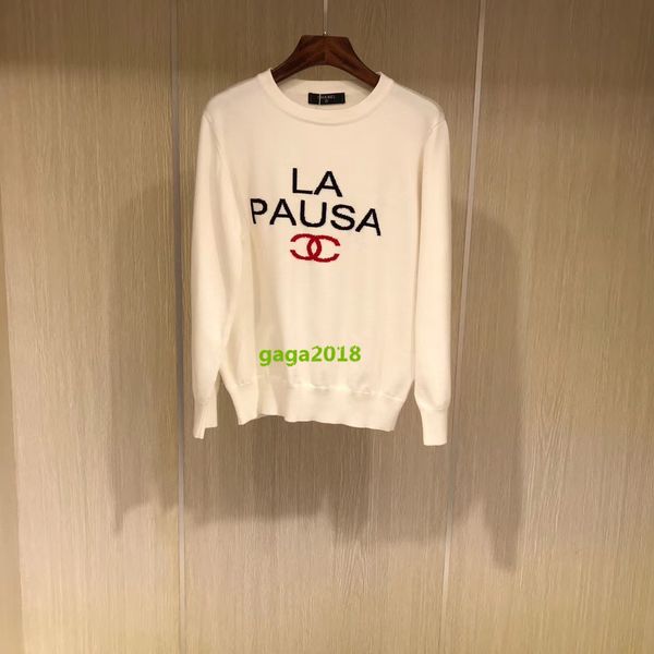 White new women long leeve knitted wool ilk weater autumn round neck c letter jacquard knitted pullover top jumper knitwear blou
White new women long leeve knitted wool ilk weater autumn round neck c letter jacquard knitted pullover top jumper knitwear blou