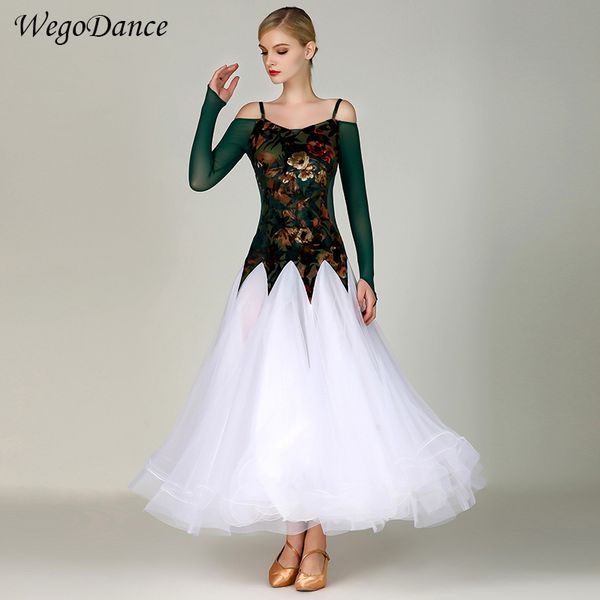 new woman modern dance dress ballroom dance competition dresses waltz costume hipping, Black;red
new woman modern dance dress ballroom dance competition dresses waltz costume hipping, Black;red