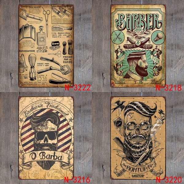 Retro Barber Vintage Retro Metal Iron Painting Signs Poster Plaque Bar Pub Club Wall Vintage Home Decor Plaque 20*30cm Y18102409
Retro Barber Vintage Retro Metal Iron Painting Signs Poster Plaque Bar Pub Club Wall Vintage Home Decor Plaque 20*30cm Y18102409