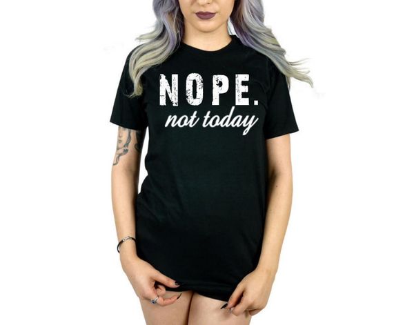 Womens Clothing Summer Tshirts NOPE Not Taday Letters Printed Casual Short Sleeved Tops Thin Tees Female Crew Neck Tshirts
Womens Clothing Summer Tshirts NOPE Not Taday Letters Printed Casual Short Sleeved Tops Thin Tees Female Crew Neck Tshirts