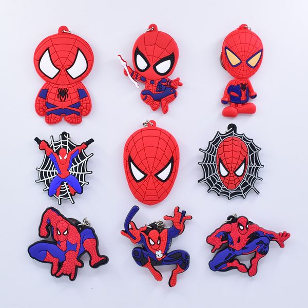 cute spider man keychain pvc keyring double sided anime key chain for bag pendant cartoon charm accessories, Silver
cute spider man keychain pvc keyring double sided anime key chain for bag pendant cartoon charm accessories, Silver
