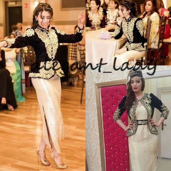 две пьесы бархат щелевая вечерние вечерние платья с курткой 2019 karakou algérien роскошные золотые детали дубай арабский кафтан случаю пром, Black;red
две пьесы бархат щелевая вечерние вечерние платья с курткой 2019 karakou algérien роскошные золотые детали дубай арабский кафтан случаю пром, Black;red