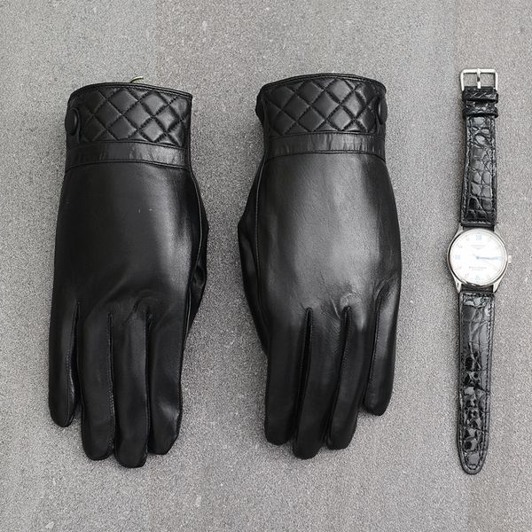 tonfur men' genuine leather gloves real sheepskin black touch screen gloves button fashion brand winter warm mittens new wa568, Blue;gray
tonfur men' genuine leather gloves real sheepskin black touch screen gloves button fashion brand winter warm mittens new wa568, Blue;gray