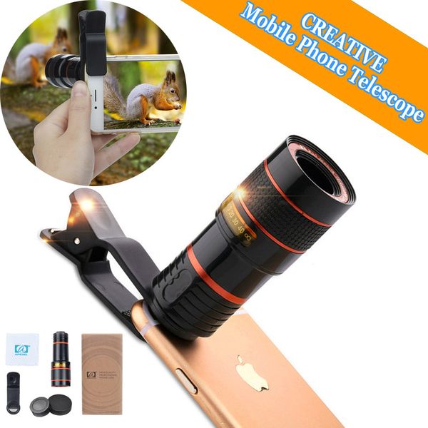 portable 8x 12x zoom optical phone telescope camera lens with clip mobile phone telescope pgraph accessories for iphone samsung huawei
portable 8x 12x zoom optical phone telescope camera lens with clip mobile phone telescope pgraph accessories for iphone samsung huawei